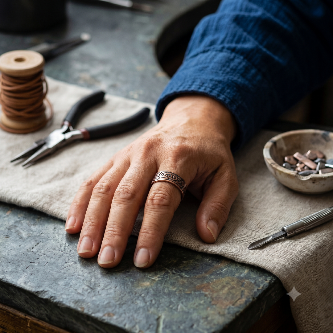 Patricia's Nub Copper Ring