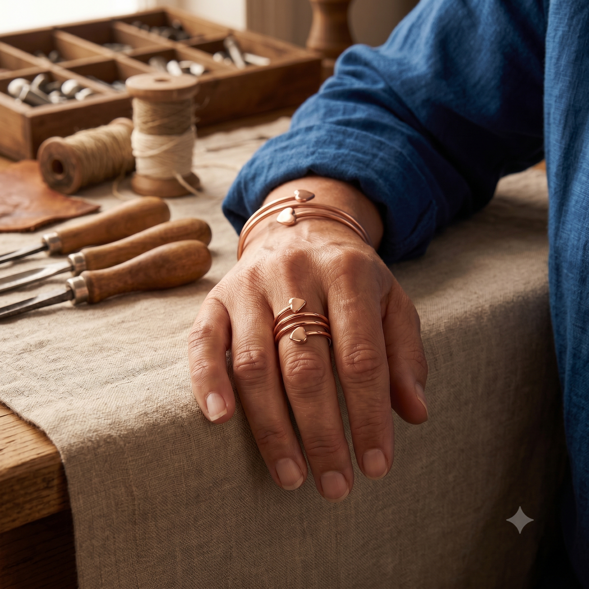 Shelter Copper Ring