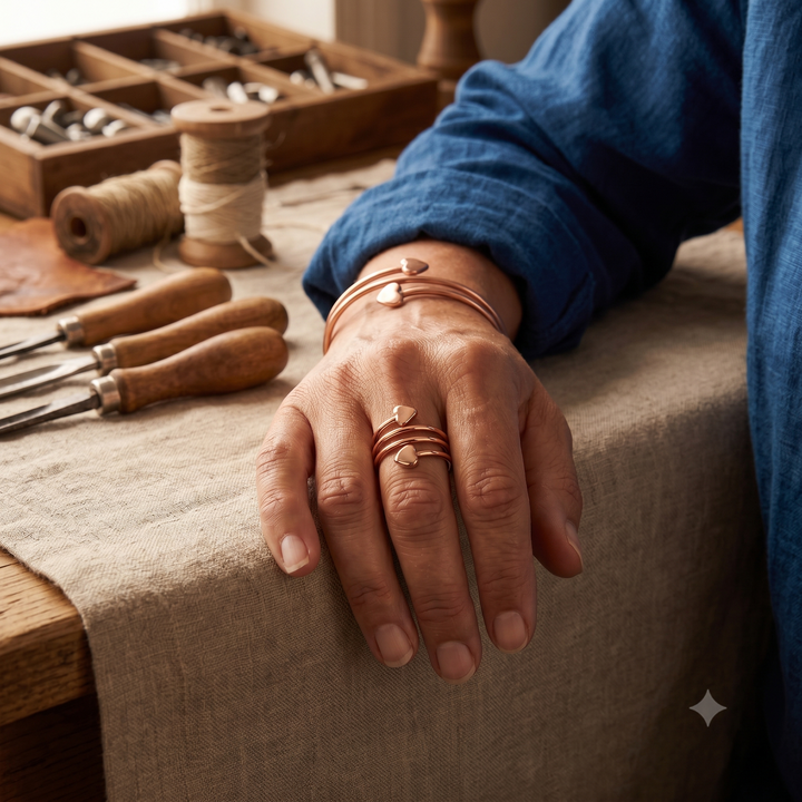 Patricia's Shelter Copper Ring