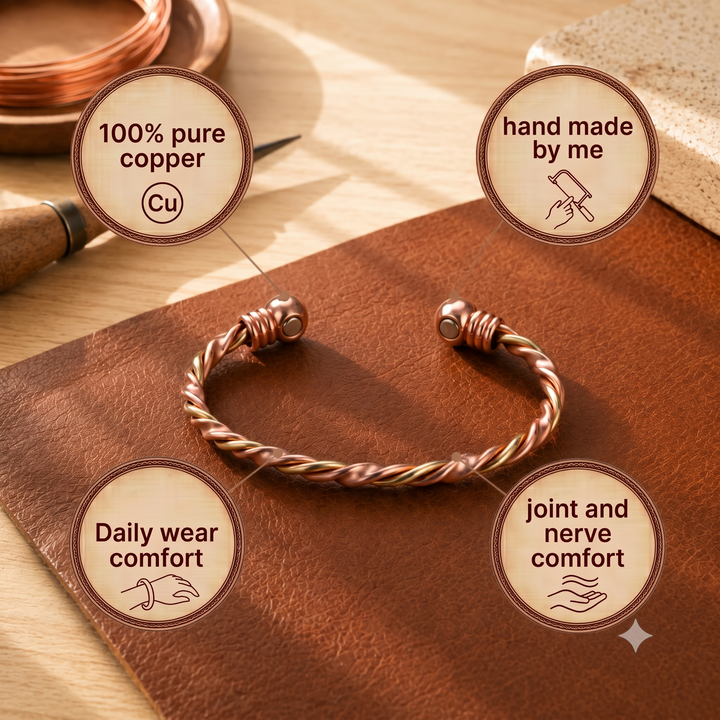 Patricia's Twine Copper Bracelet