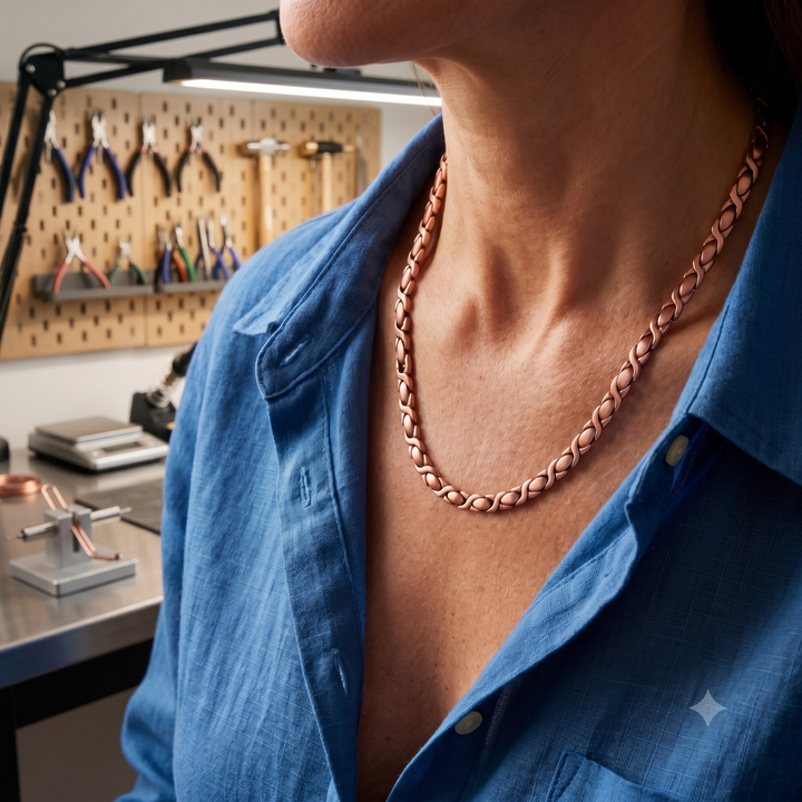 Patricia's Pine Copper Necklace