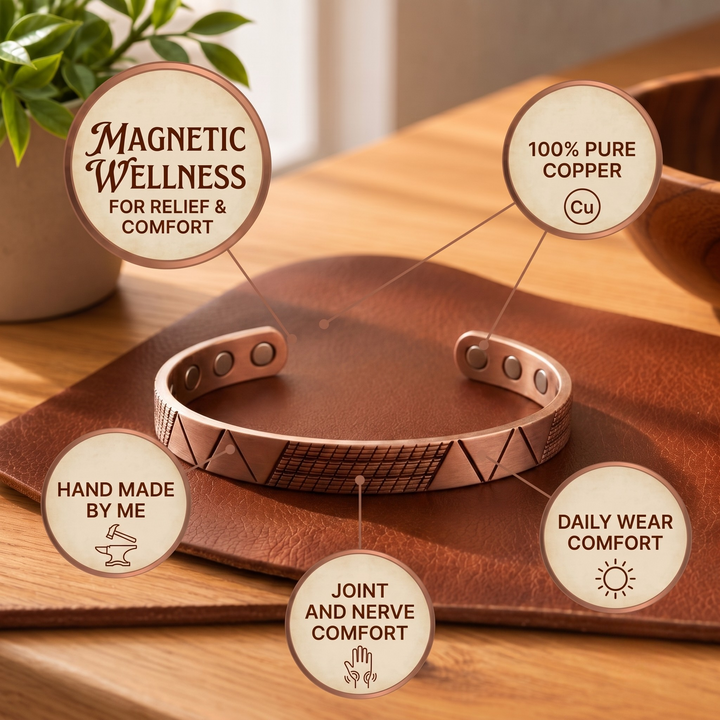 Patricia's Chevron Copper Bracelet