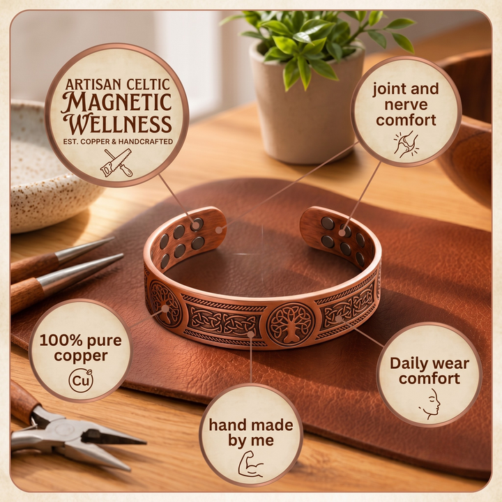 Patricia's Bough Copper Bracelet