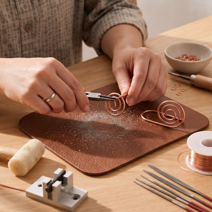 Patricia's Cascade Copper Hand Spiral