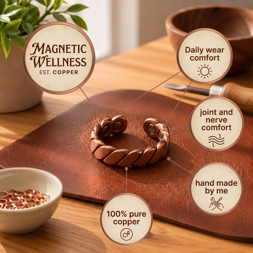 Patricia's Chip Copper Ring