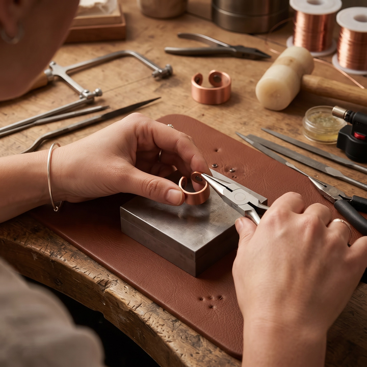 Patricia's Cuff Copper Ring