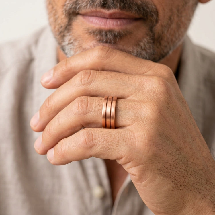 Ridge Copper Bracelet