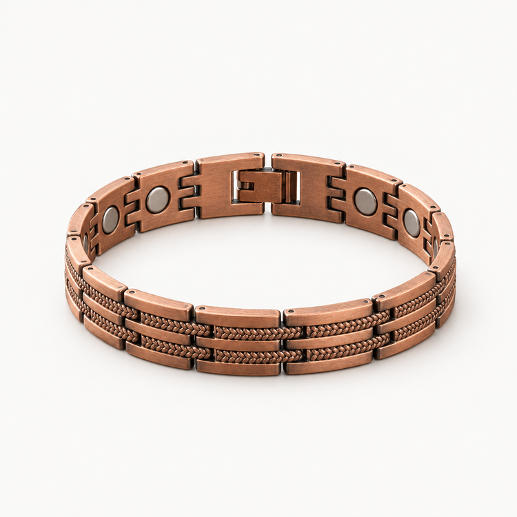 Hatch Men's Copper Bracelet