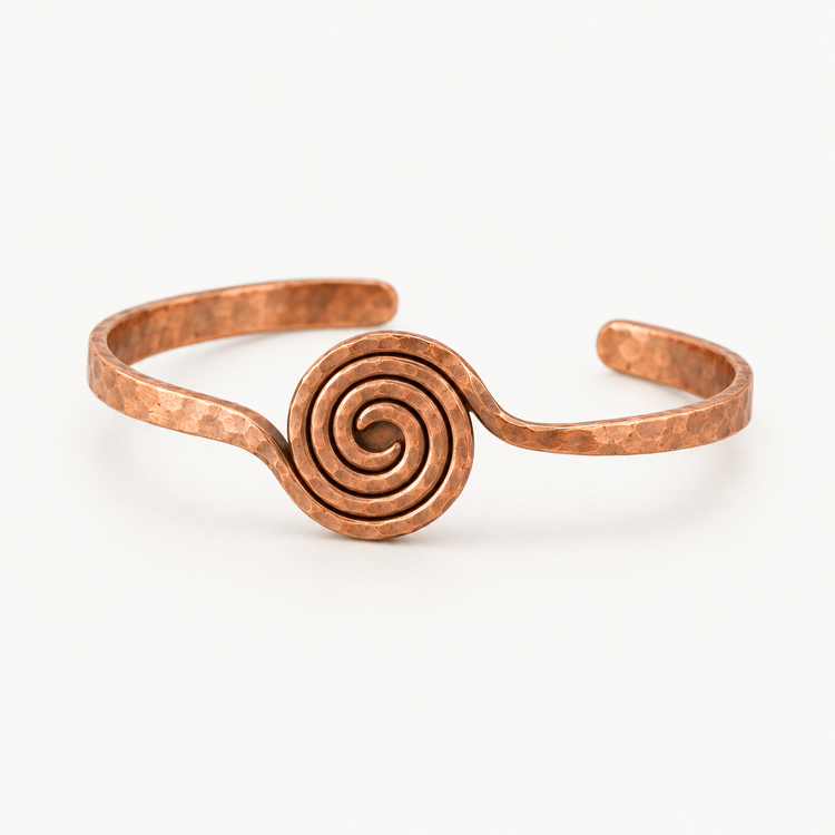 Spiral Copper Anklet