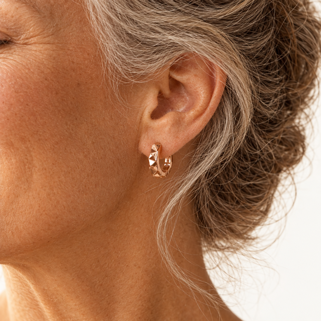 Spike Copper Earrings