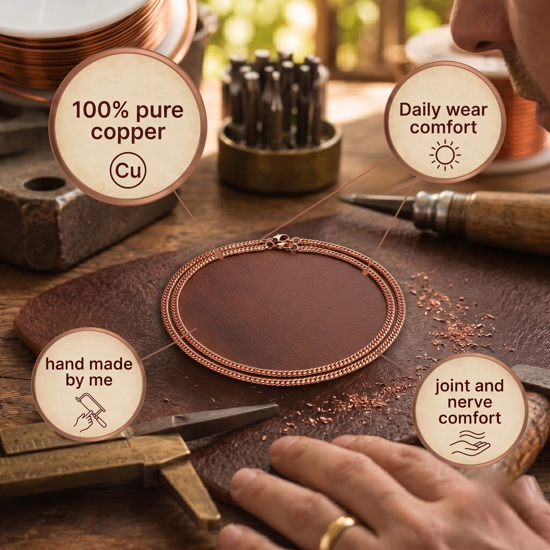 Patricia's Chain Copper Necklace