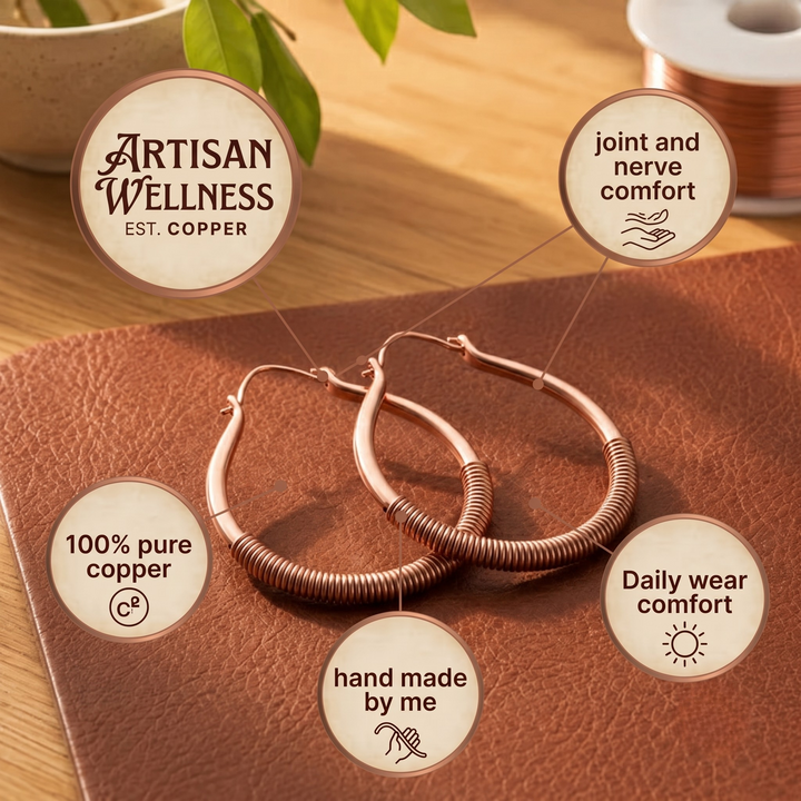 Patricia's Brook Copper Earrings