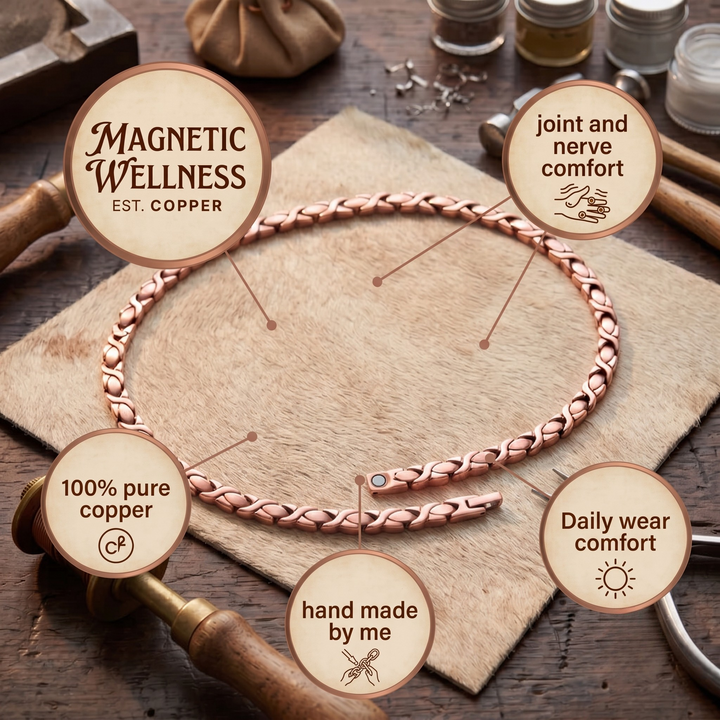 Patricia's Pine Copper Necklace