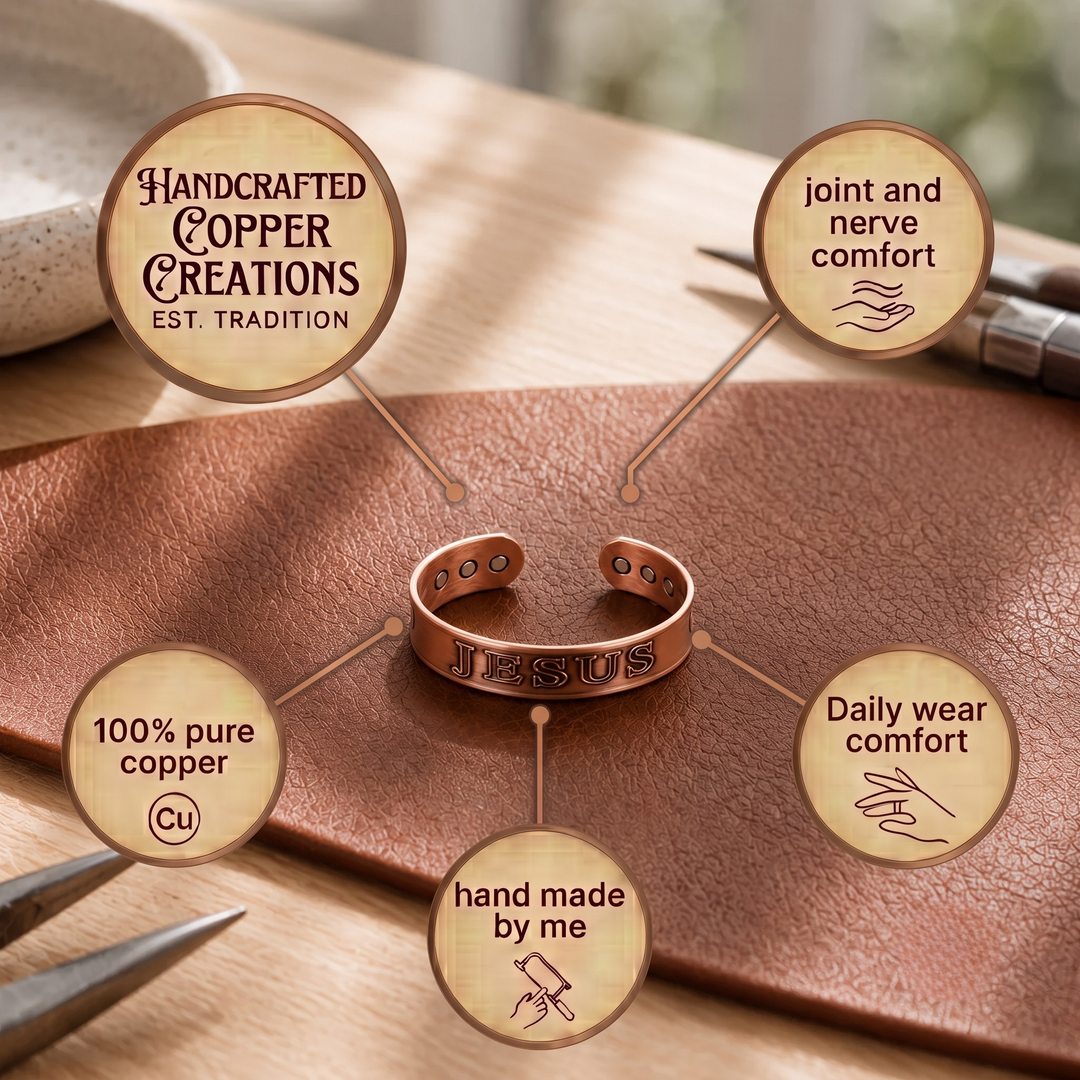 Patricia's Grace Copper Ring