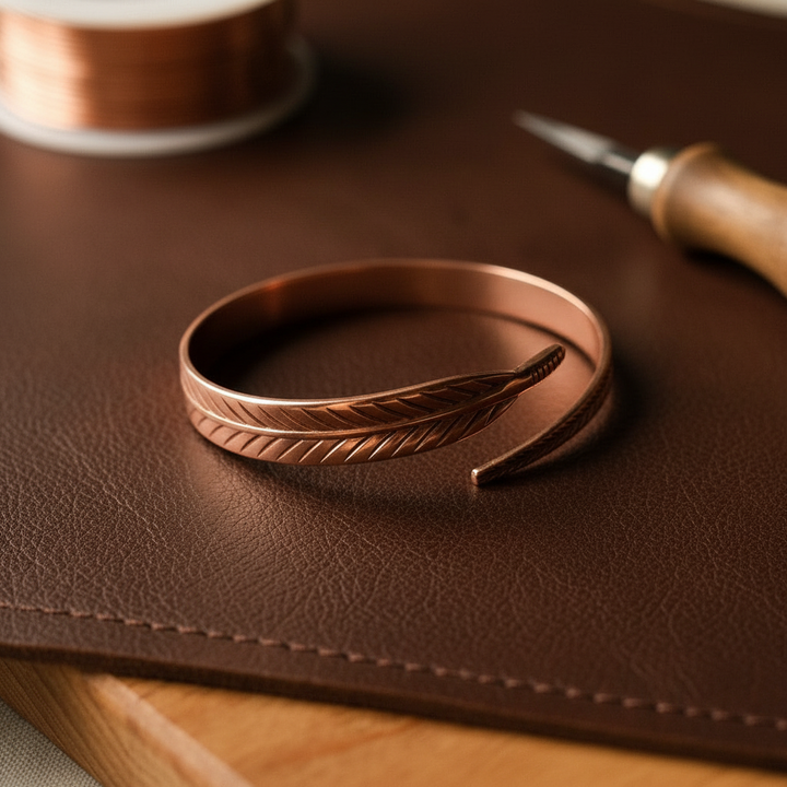Patricia's Taproot Copper Bracelet