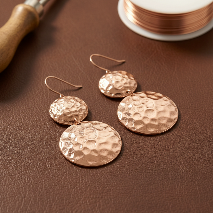 Patricia's Equinox Copper Earrings