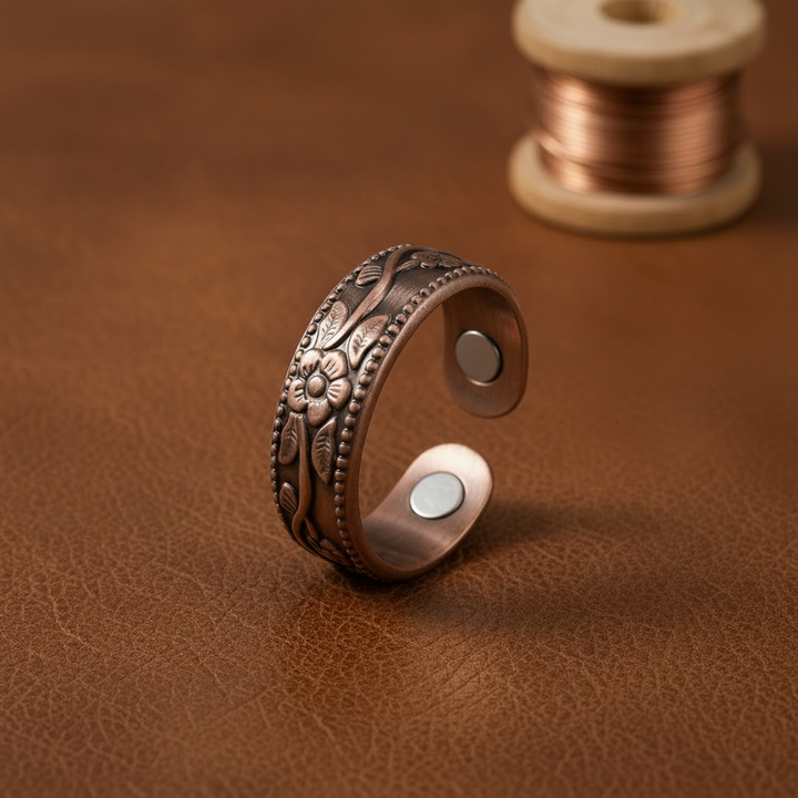 Patricia's Calyx Copper Ring